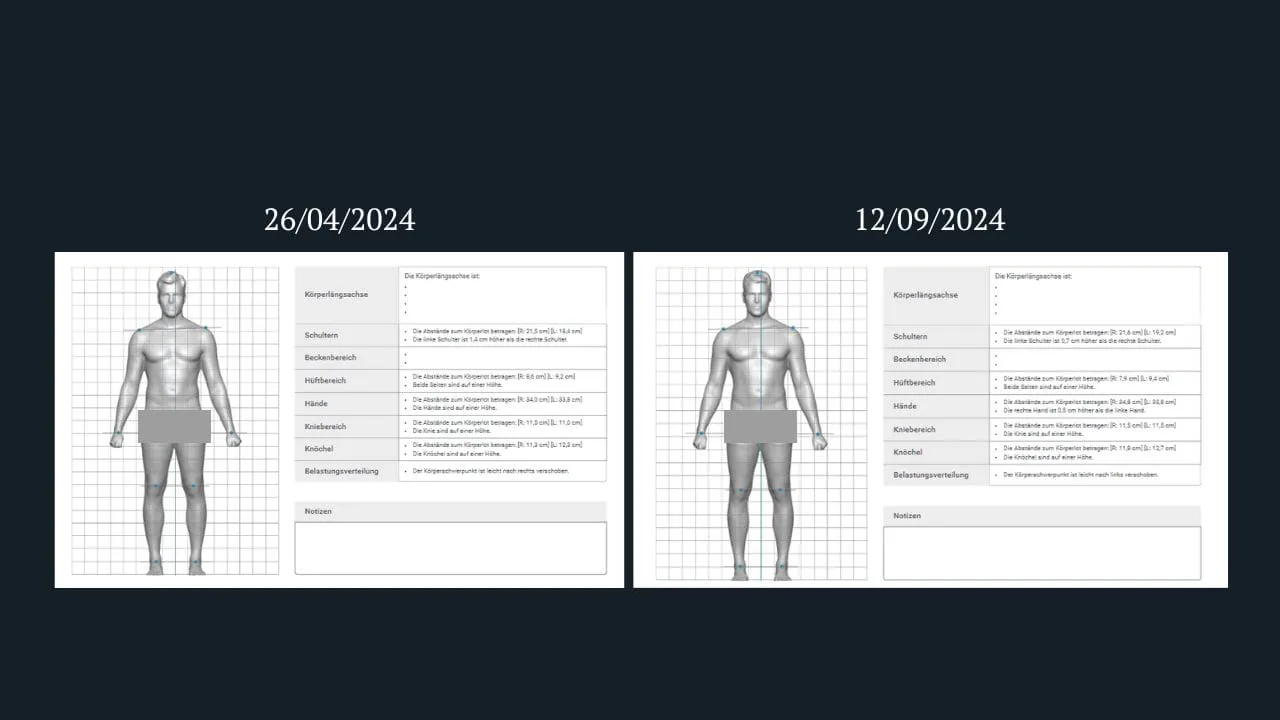Scaneca front posture report screenshots