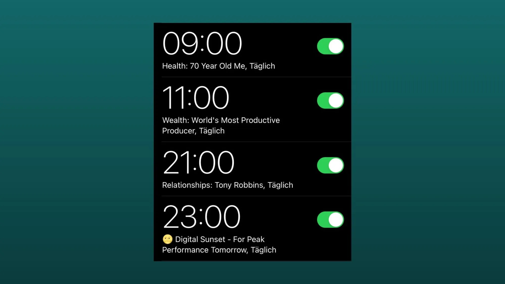 The 3 Alarms on my Phone + Digital Sunset Alarm
